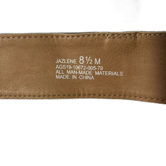 New Directions Women's Snakeskin Wedge Sandals Size 8.5 - Picture 6 of 6